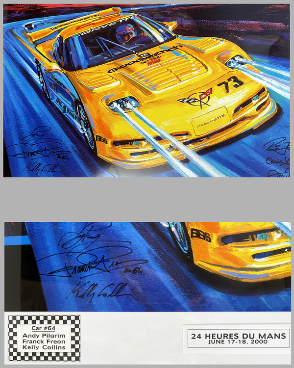 Spark Corvette C5-R 1/43 - 24h Du Mans 2007 N°73 Euroflash Blanchemain Vosse