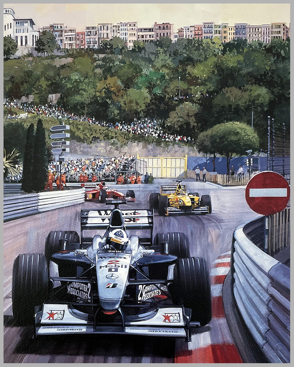Grand Prix of Monaco 2000 print by Michael Turner 2