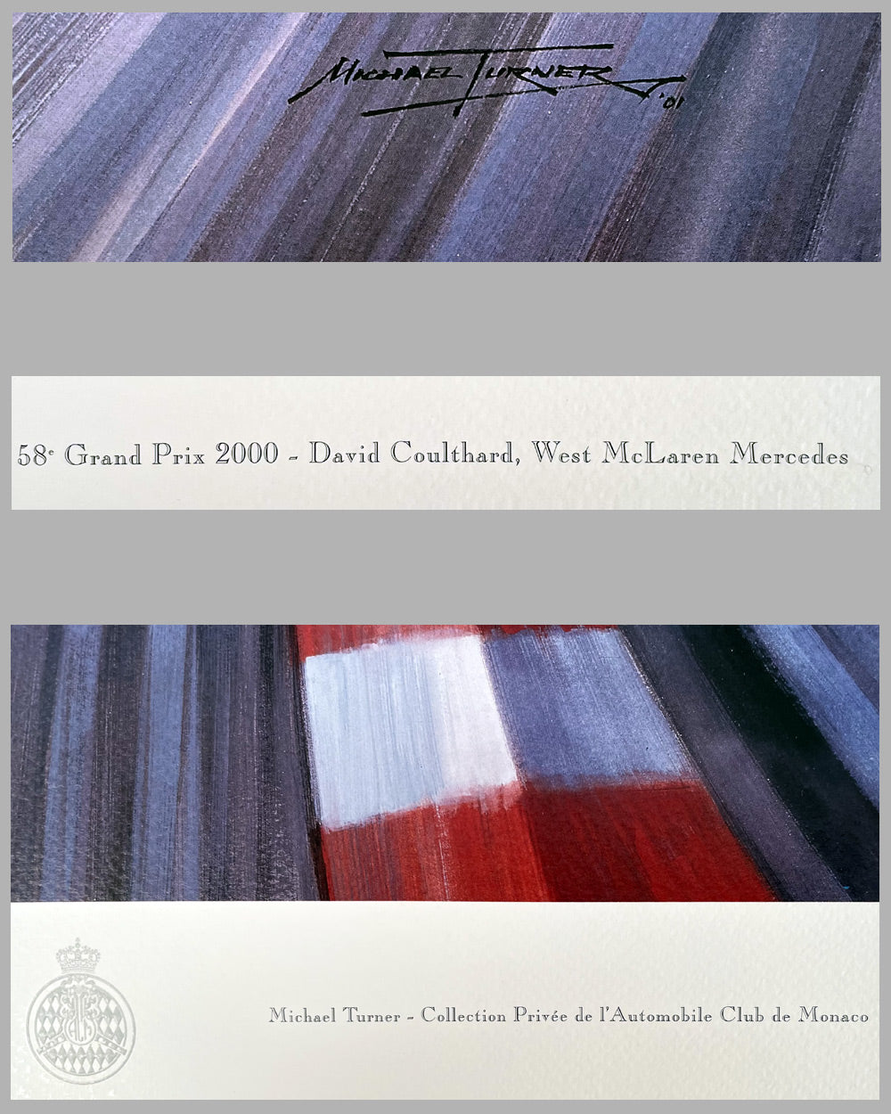 Grand Prix of Monaco 2000 print by Michael Turner 3