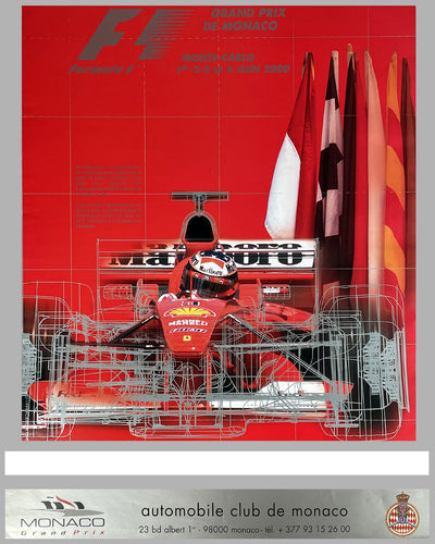 2000 Monaco Grand Prix original event poster 2