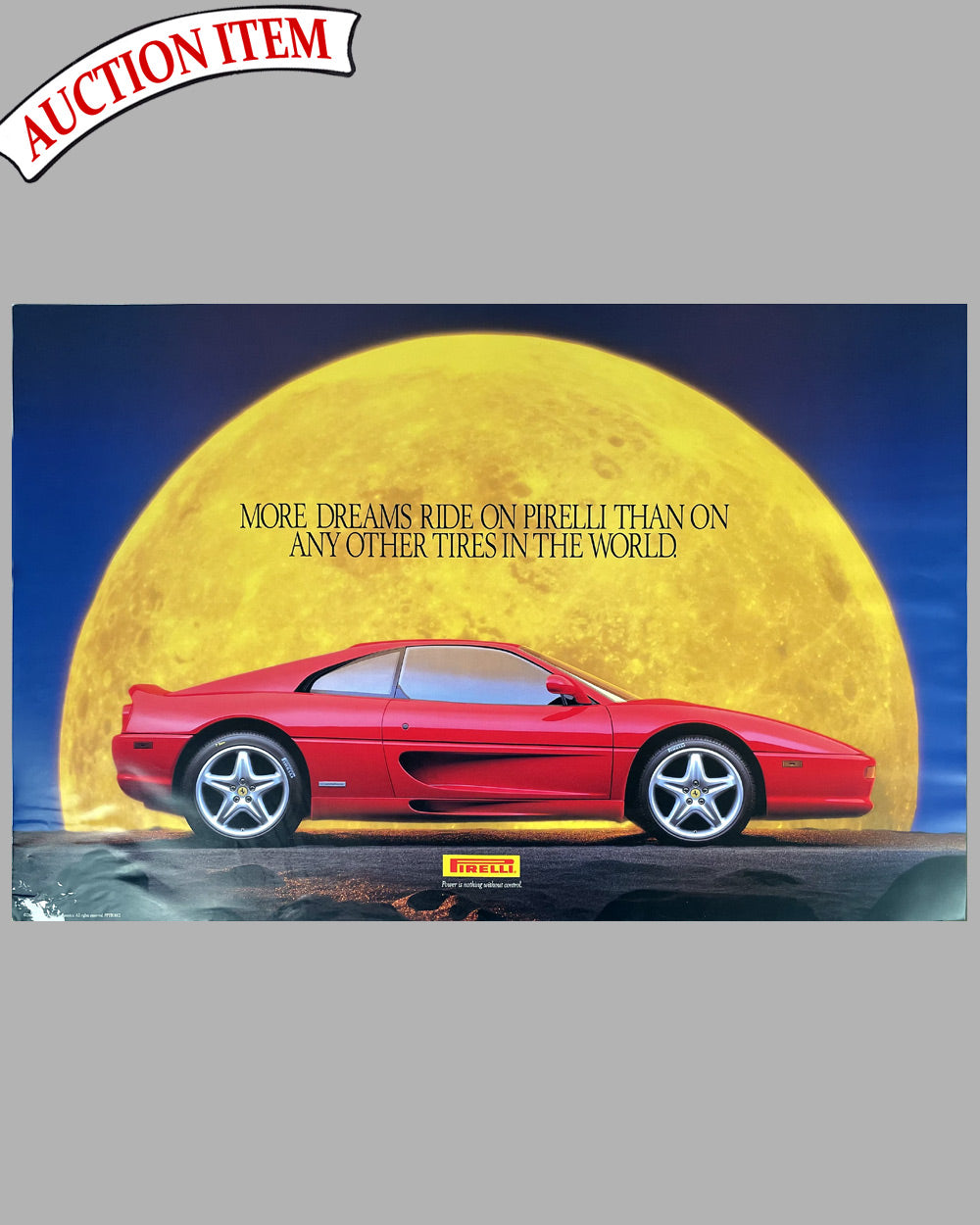2000 Pirelli factory advertising poster