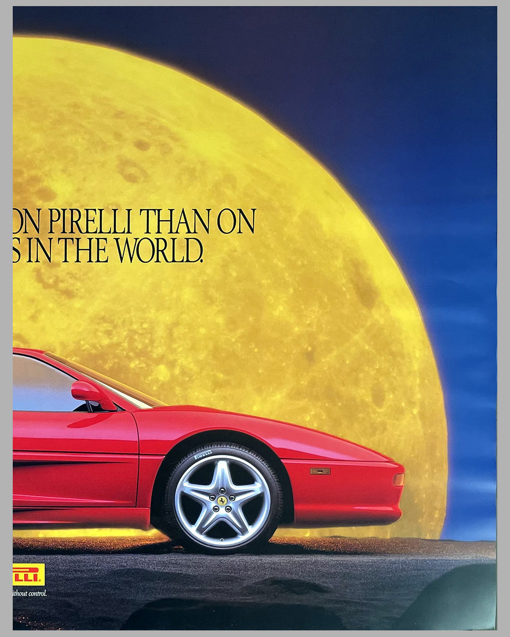 2000 Pirelli factory advertising poster 3