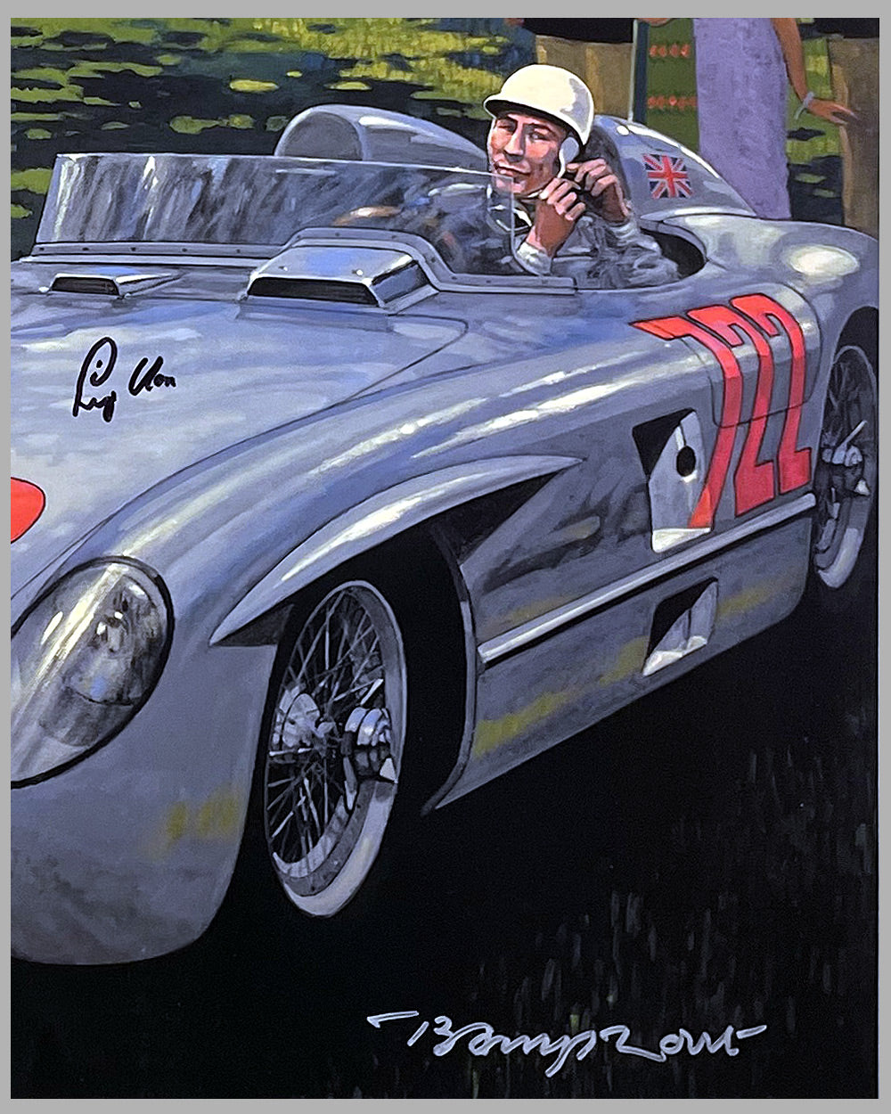 Pebble Beach Concours d’ Elegance poster by Barry Rowe 4
