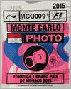 Monaco Grand Prix 2015 autographed photographers vest 2