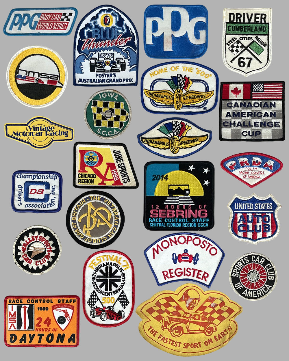 Collection of 22 patches