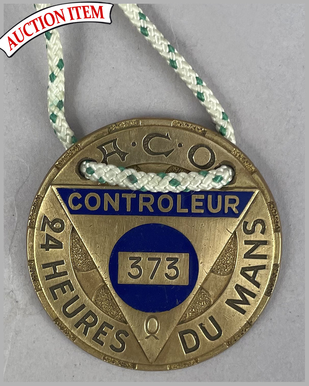 ACO 24 heures du Mans official neck badge