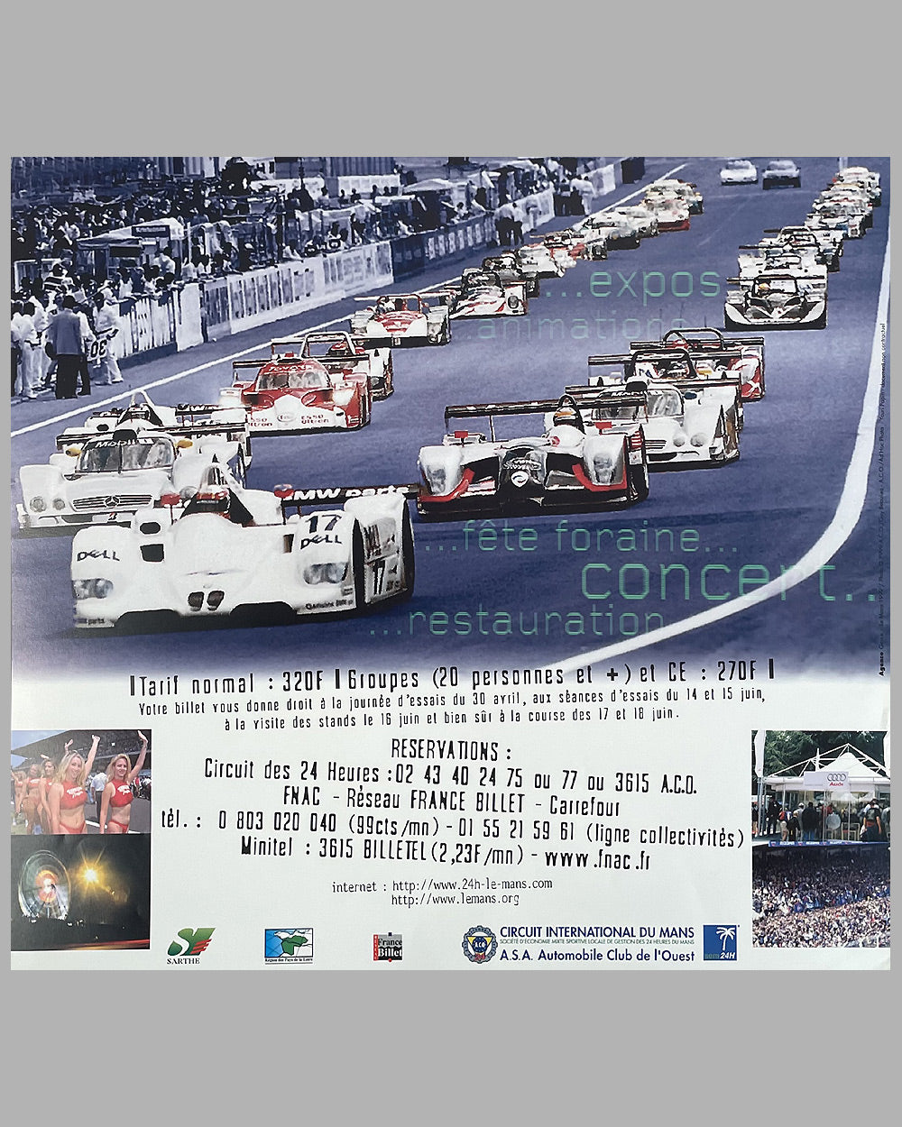2000 24 heures du Mans original poster 3