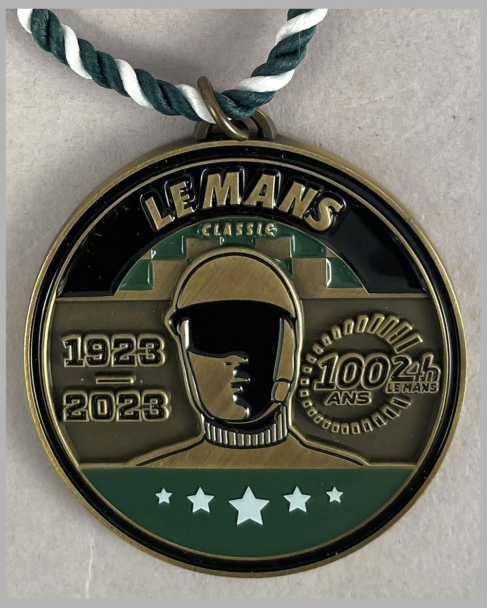 24 Hours of Le Mans 100 year anniversary medallion, 2023 2