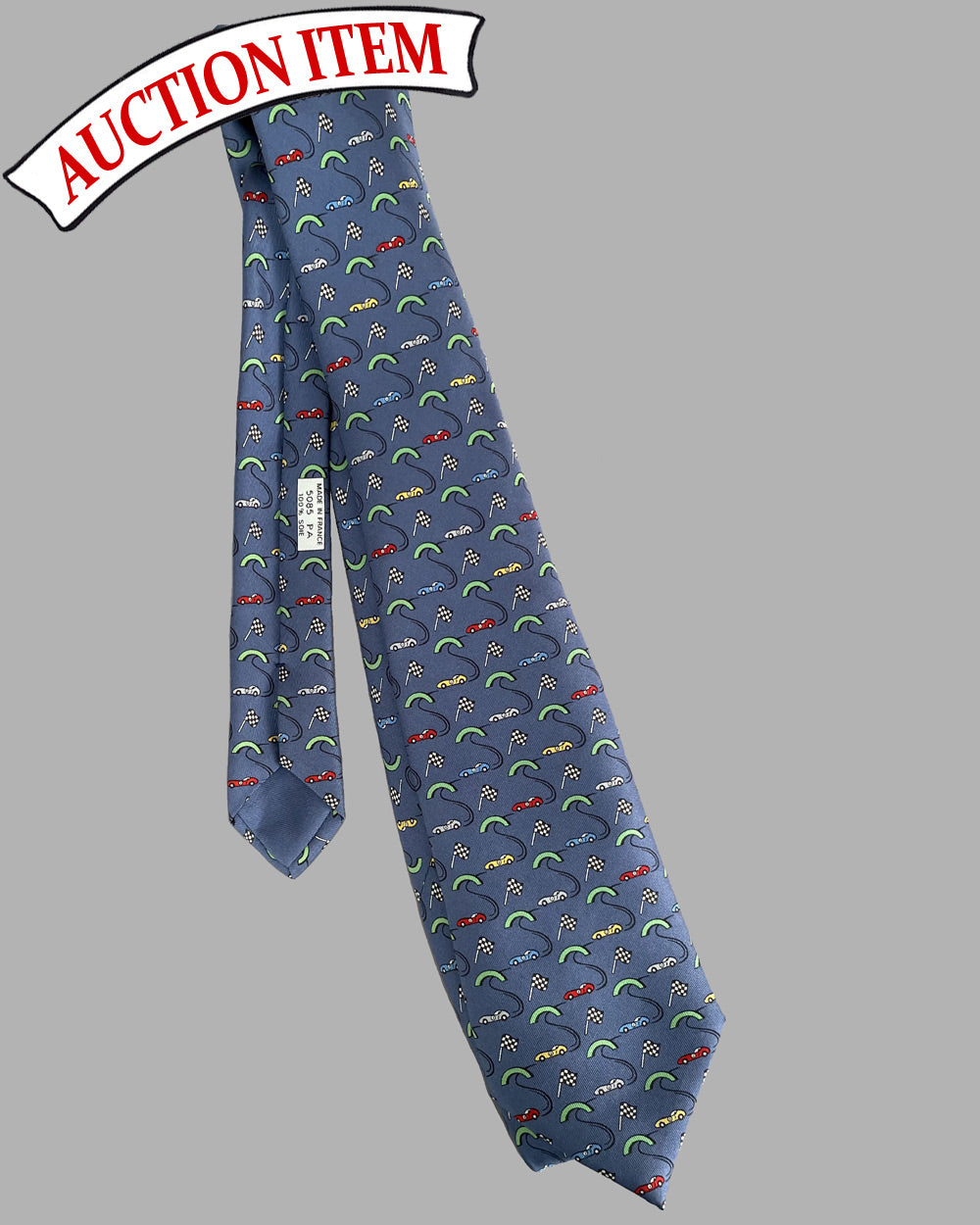 24 Hours of Le Mans neck tie by Hermes, France