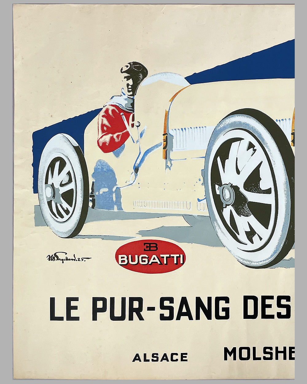 Le Pur-Sang des Automobiles poster by Englehardt, dated 1925 2