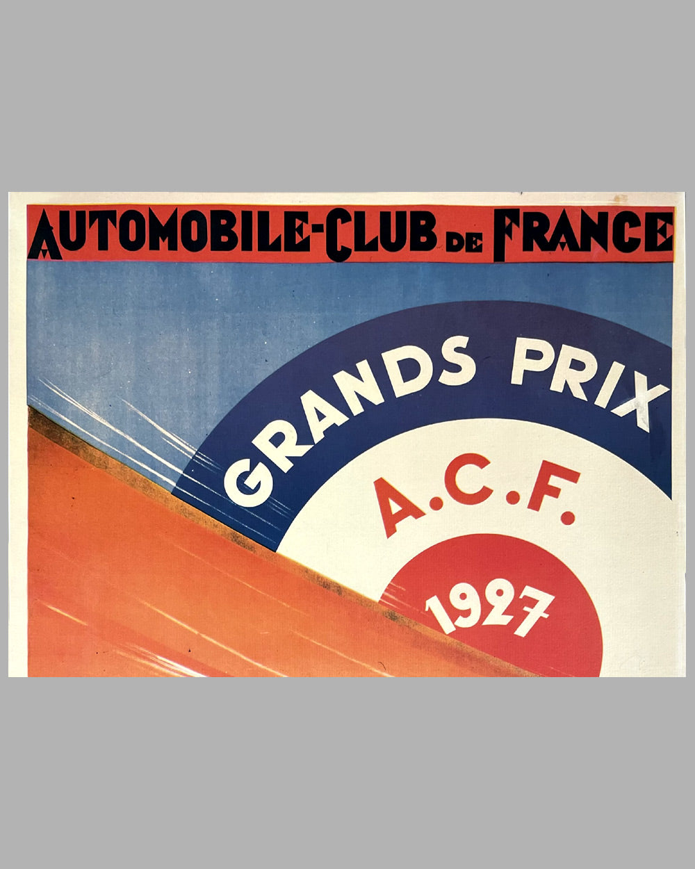 1927 Grand Prix de l’ACF reproduction poster by Alph Noel 2