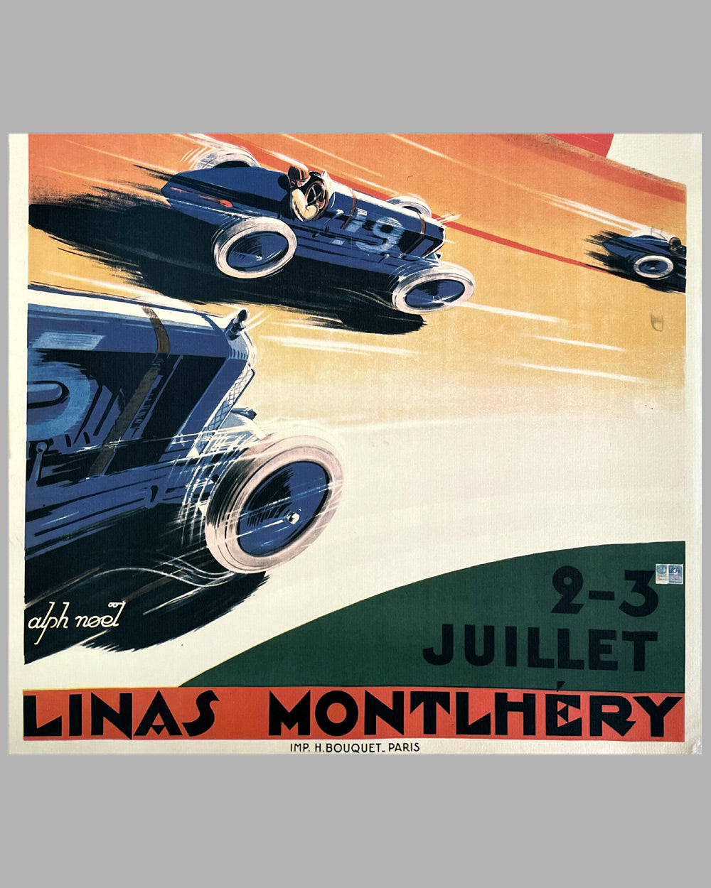 1927 Grand Prix de l’ACF reproduction poster by Alph Noel 3