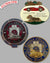 Three Meadowbrook Concours d’ Elegance and historic races grill badges