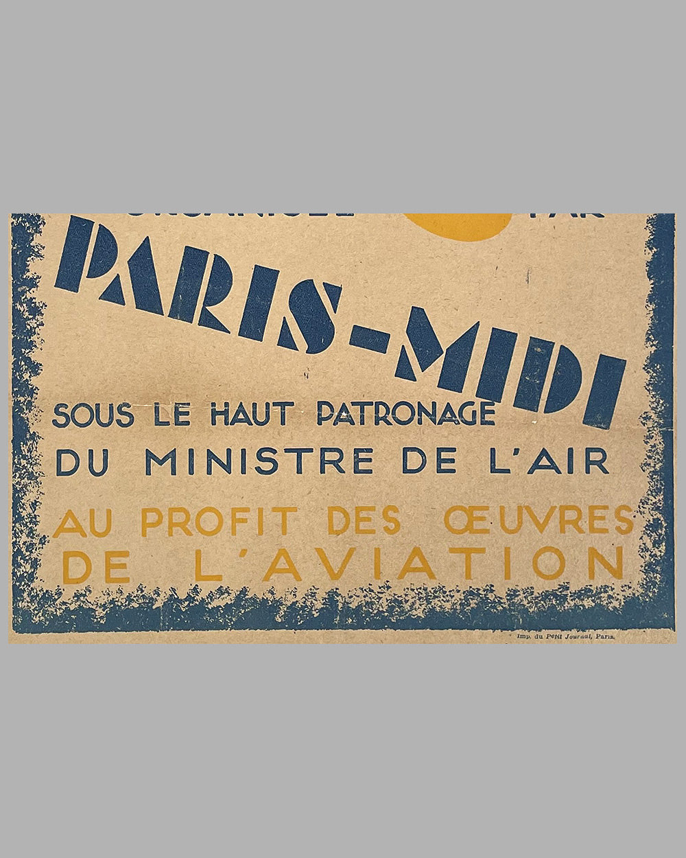 Air Show original poster, ca. 1930, Paris 3
