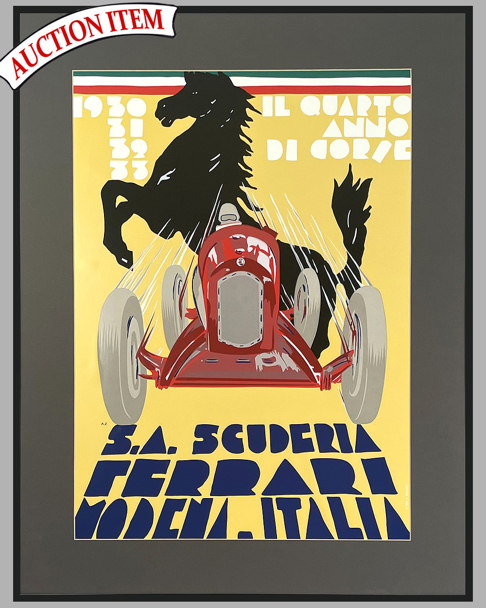 1930, ‘31, ‘32, ’33 Il Quarto Anno di Corse Scuderia Ferrari poster