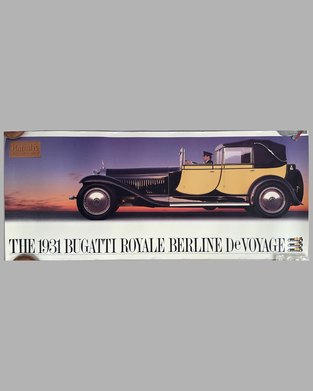 The 1931 Bugatti Royale Berline de Voyage poster, 1986