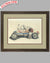 Indianapolis 1932 pastel and charcoal on artboard by Penny Havard, 1986