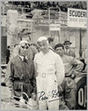 Grand Prix of Monaco 1935 b&w photograph, autographed by Dreyfus 2