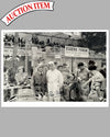 Grand Prix of Monaco 1935 b&w photograph, autographed by Dreyfus