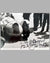 1937 French Grand Prix b&w photograph, autographed by Dreyfus 2
