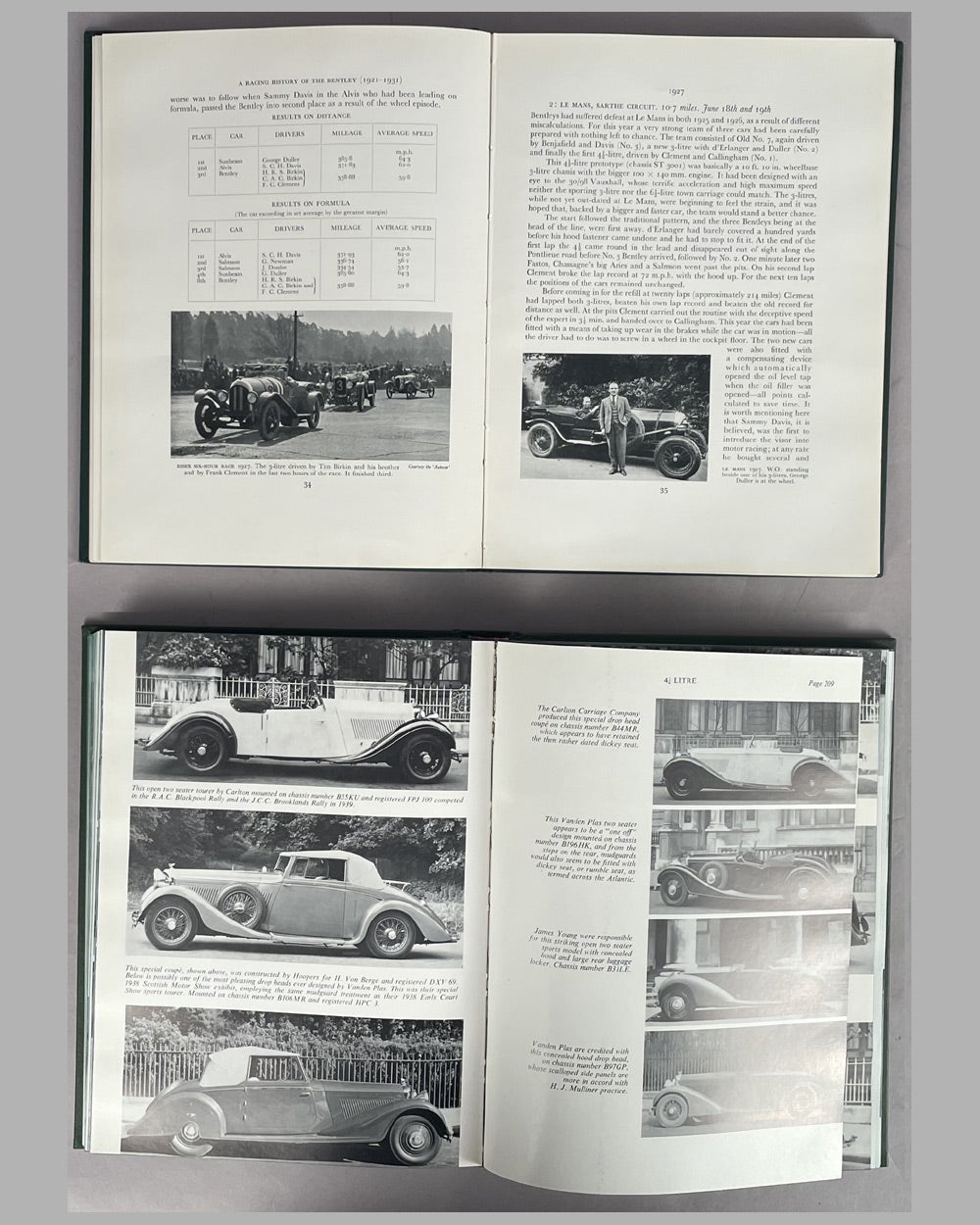 Four Bentley books, all in English with hard cover 2