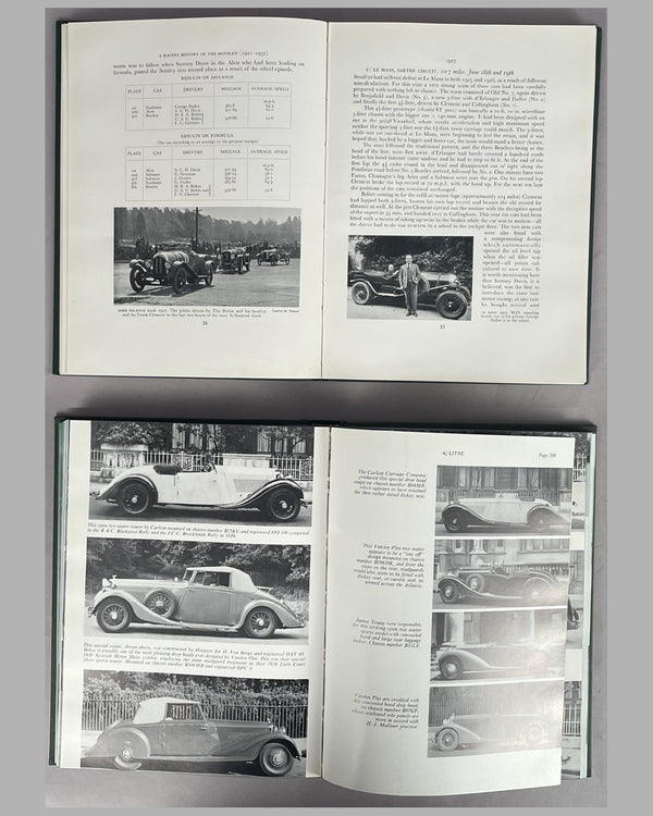 Four Bentley books, all in English with hard cover - l'art