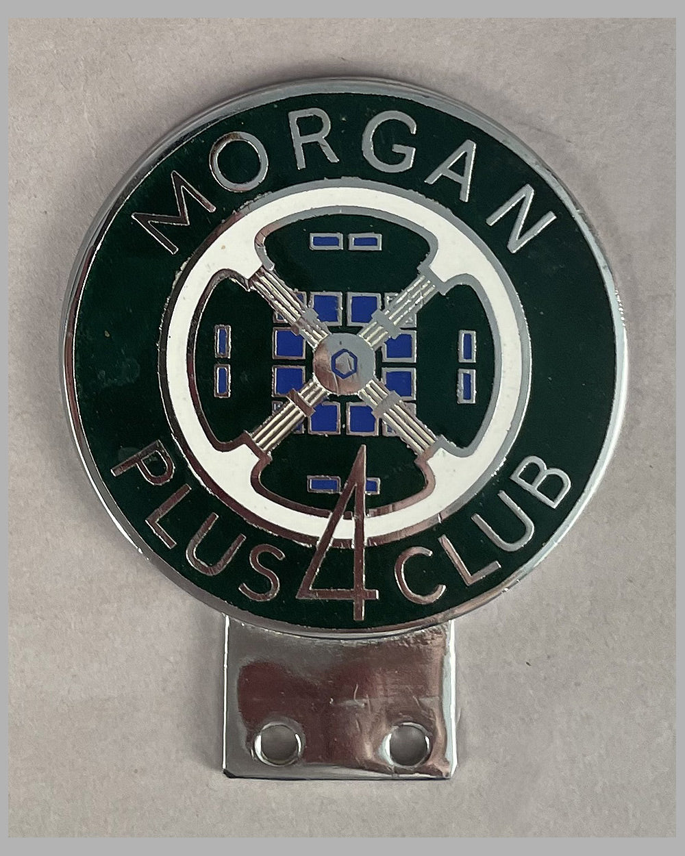 Four Morgan Club bumper or bar badges 5