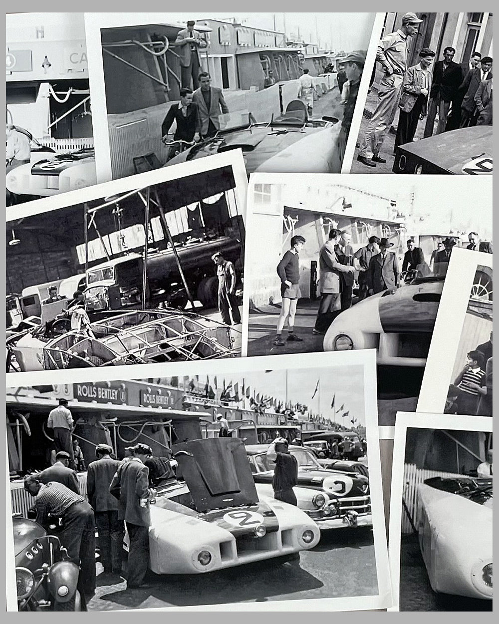 Collection of 46 b&amp;w photographs of “Le Monstre” 3