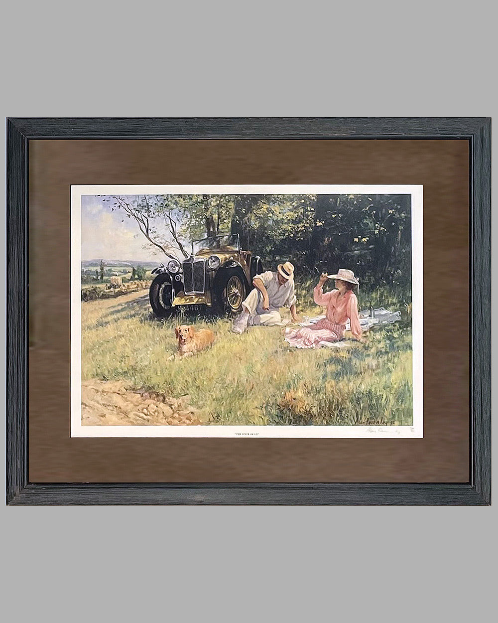 The Four of Us print by Alan Fearnley, 1992