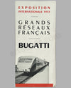 Collection of 5 Bugatti factory items regarding the Automotrice (Micheline) with the Bugatti Royale engine 4