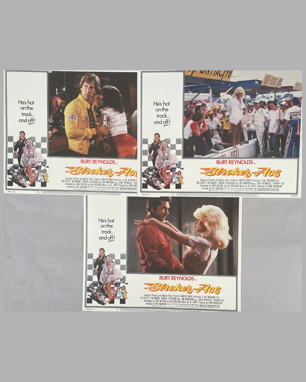 Five Stroker Ace lobby cards 2