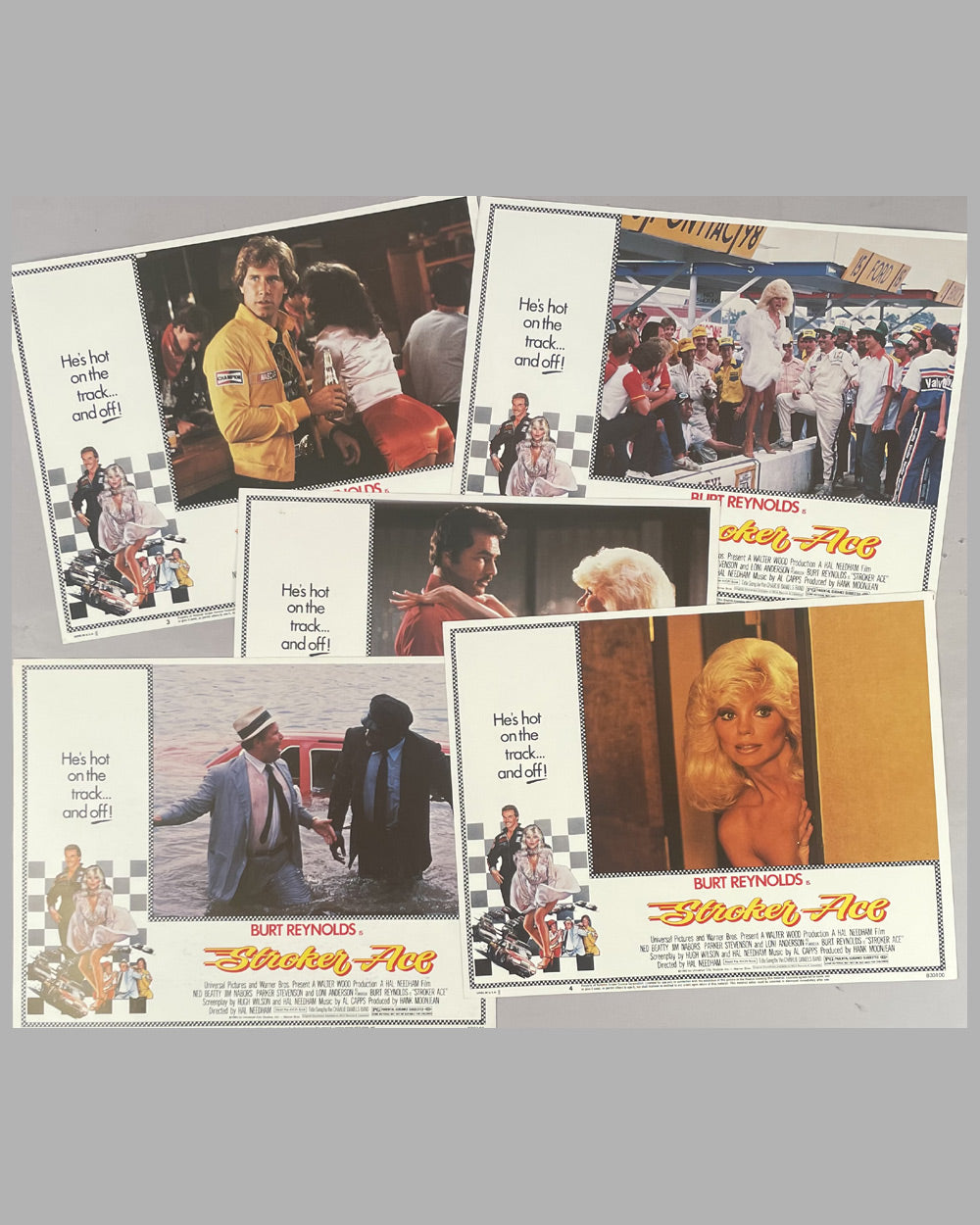 Five Stroker Ace lobby cards