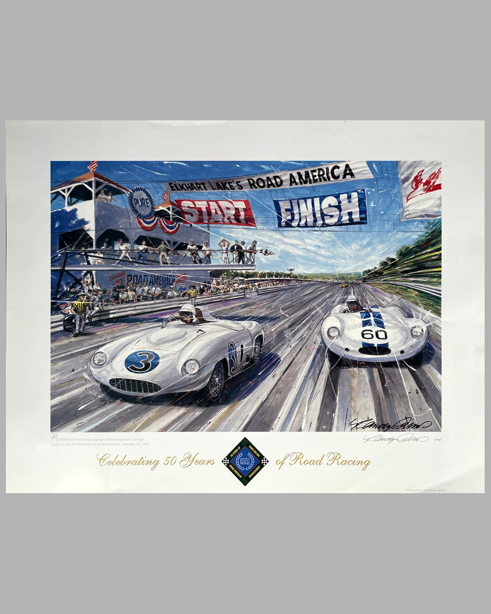 Celebrating 50 Years of Road America print by Randy Owens, 2005