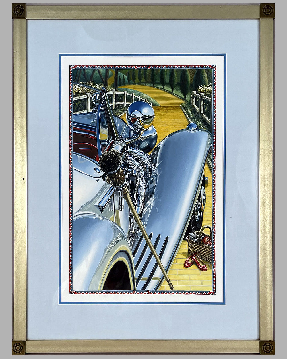 500K by Nancy Graham acrylic painting on paper