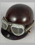 1950’s Herbert Johnson racing helmet, U.K., autographed by Juan Manuel Fangio 2