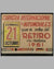 1951 Carrera International de Automoviles in Madrid original event poster 3