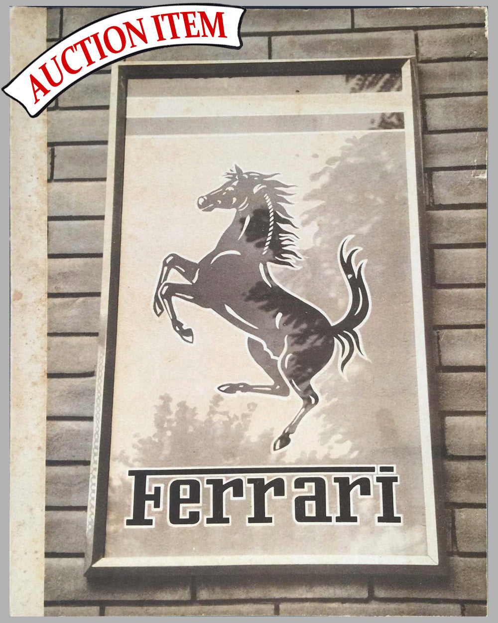 1951 Ferrari Yearbook, factory original