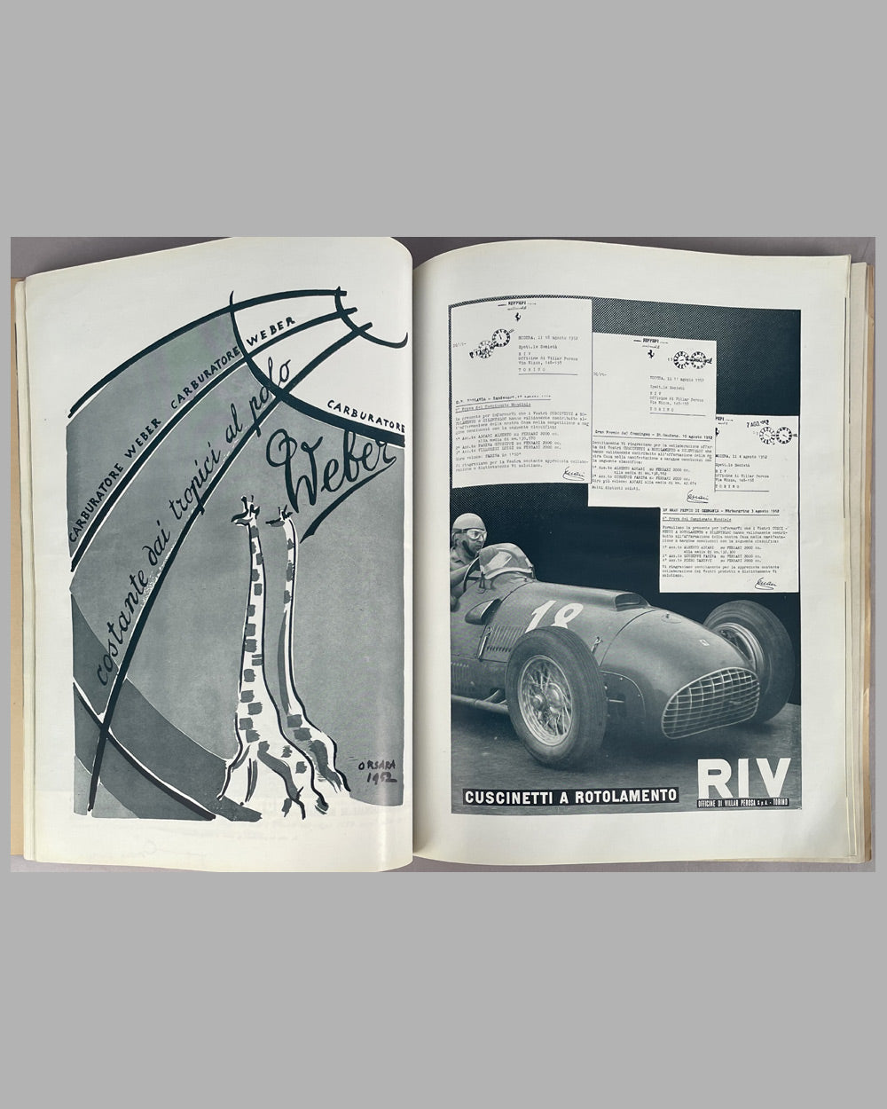 1952 Ferrari yearbook published by the factory 2