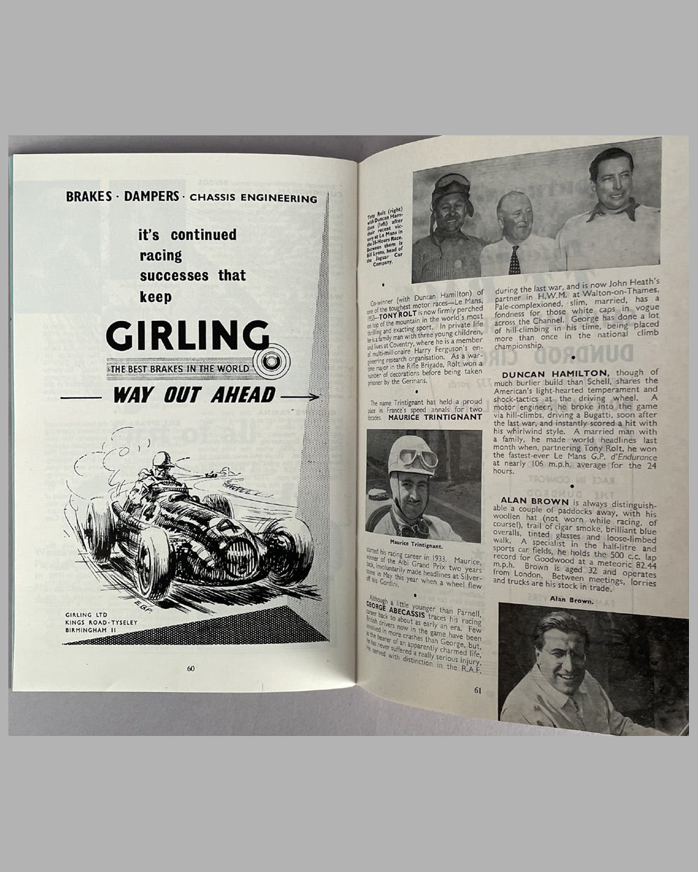 1953 British Grand Prix program at Silverstone 3