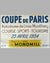 Coupe de Paris 1954 original race poster, artwork by Geo Ham 3