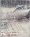 1954 - 24 Heures du Mans print by Geo Ham, autographed by Trintignant & Gonzalez 3