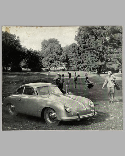 1954 Porsche 356 brochure