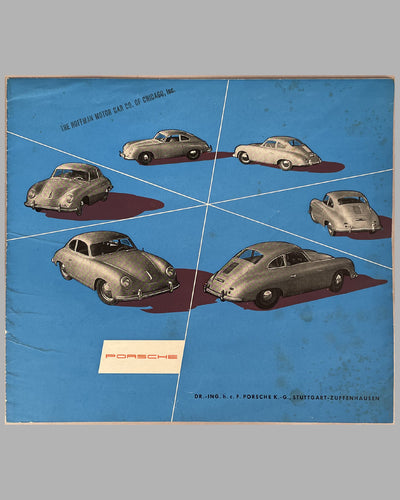 1954 Porsche 356 brochure