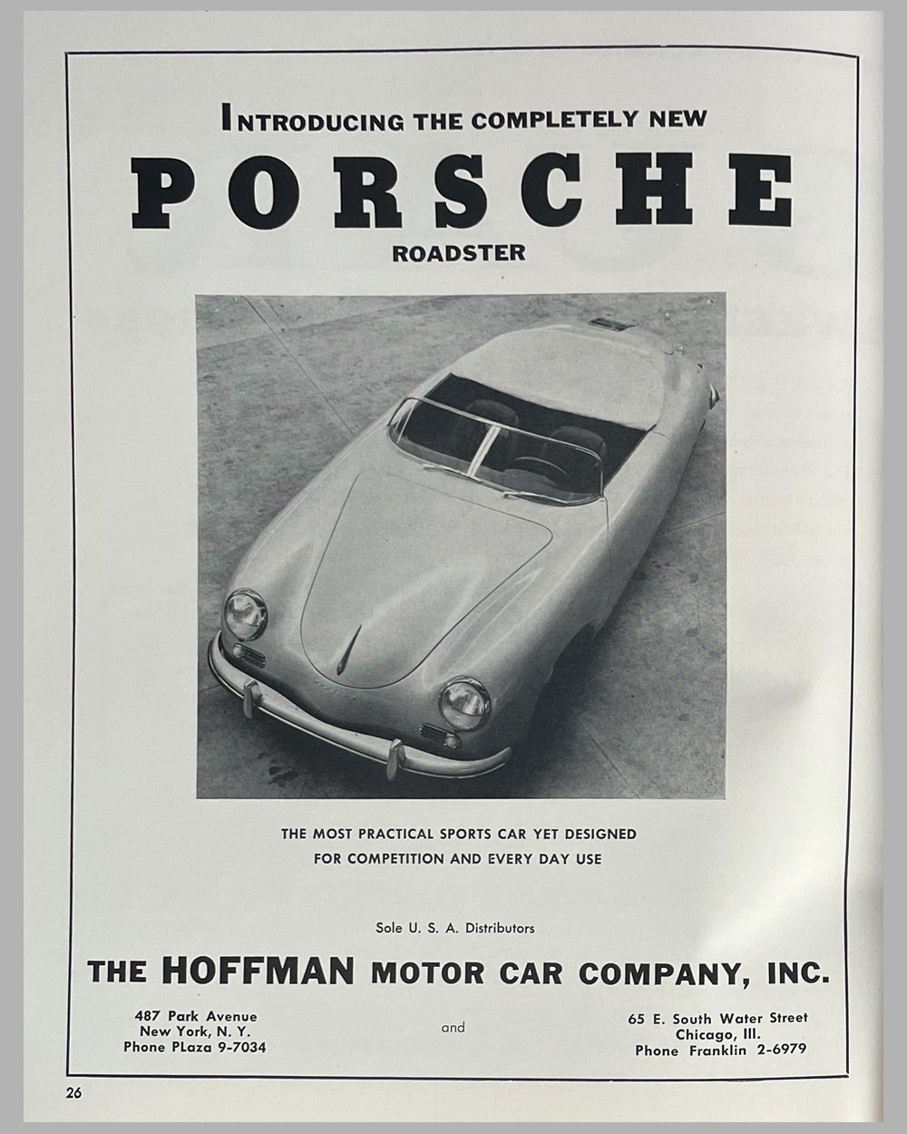 7th Annual International Sports Car Grand Prix at Watkins Glen 1954 official race program 4