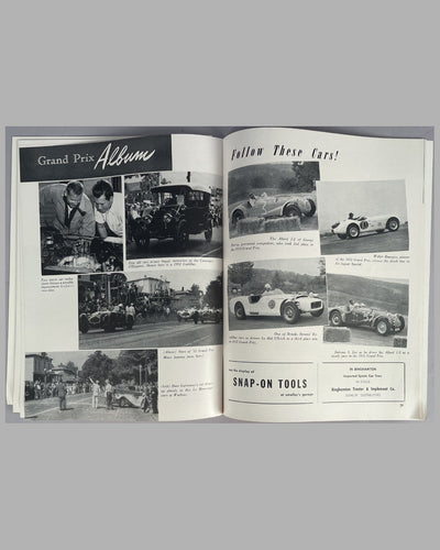 7th Annual International Sports Car Grand Prix at Watkins Glen 1954 official race program 5