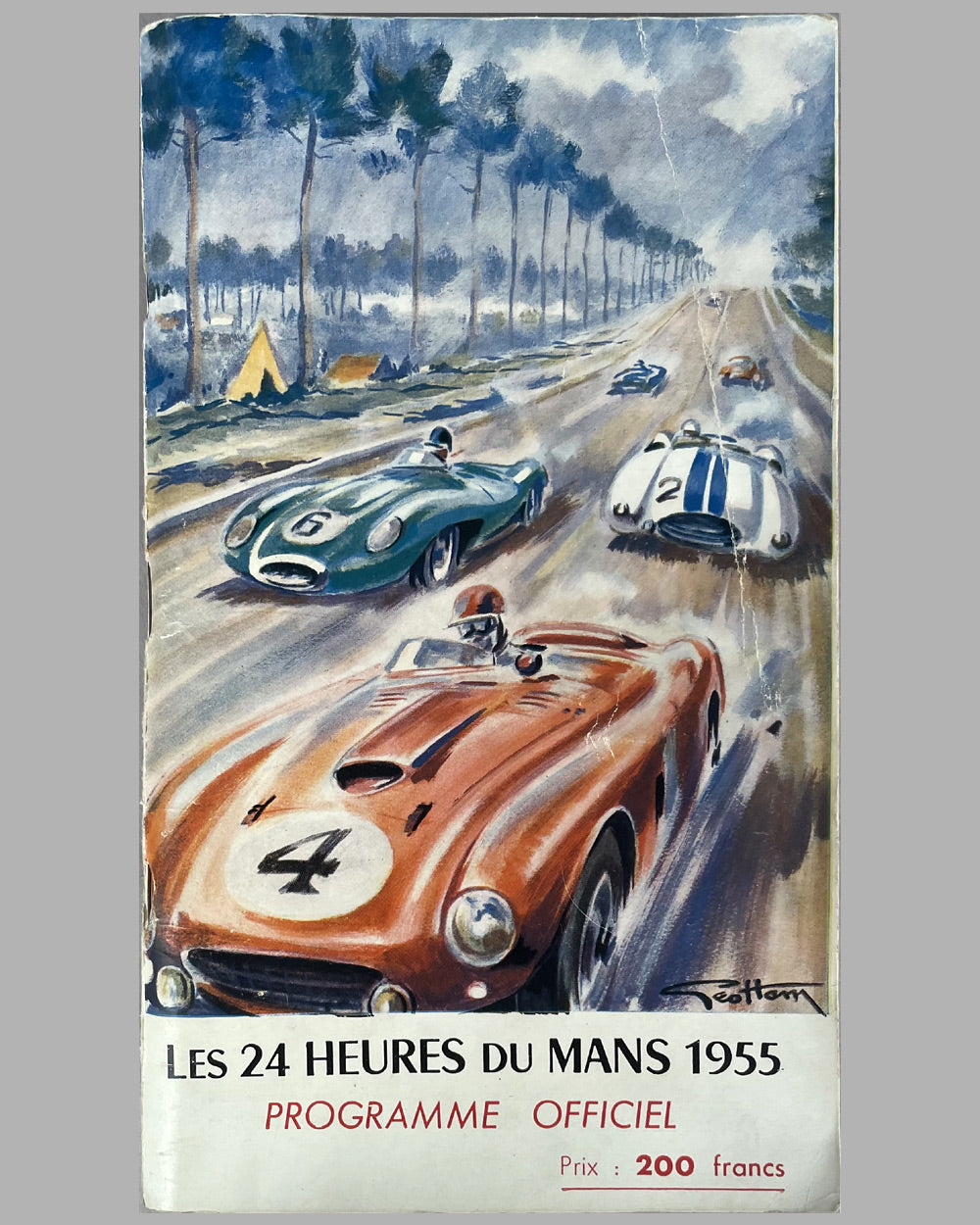 Les 24 heures du Mans 1955 race program