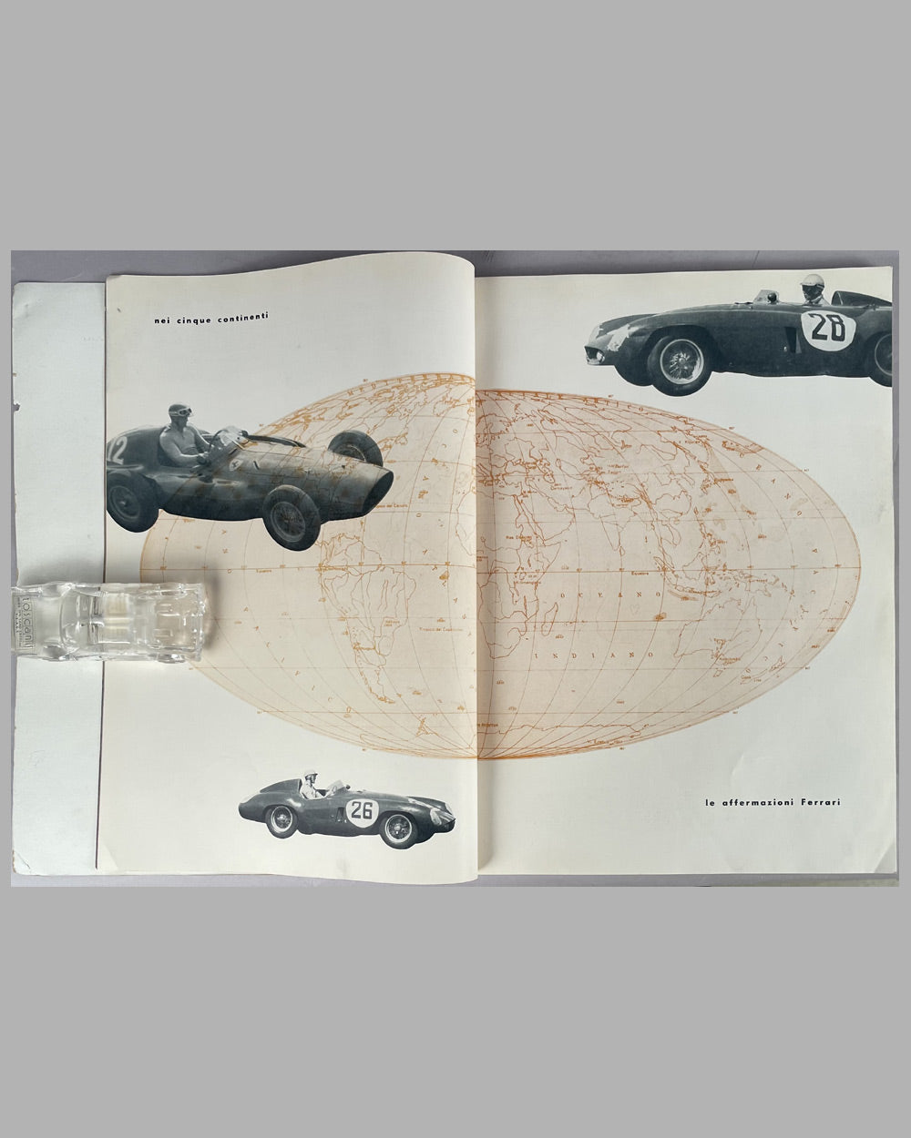 1955 Ferrari Yearbook, published by the factory, cover design by Antonio de Giusti 2