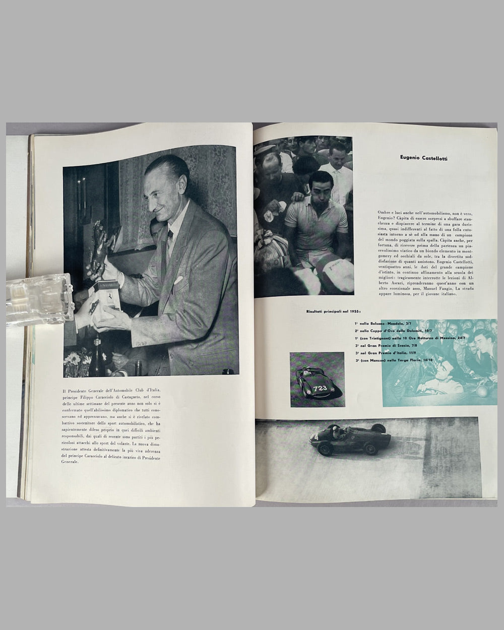 1955 Ferrari Yearbook, published by the factory, cover design by Antonio de Giusti 4