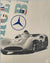 Mercedes Benz 1955 original factory victory poster 2