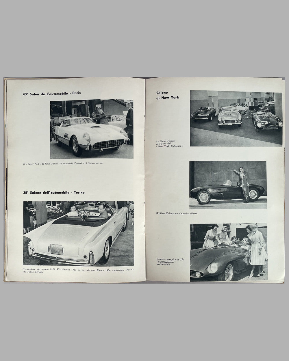 1956 original Ferrari factory Yearbook 5